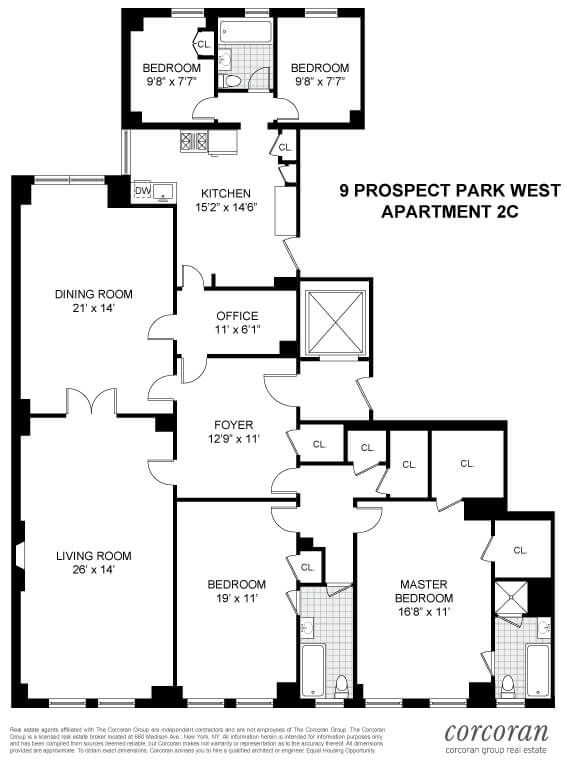 Brooklyn Homes for Sale in Park Slope at 9 Prospect Park West