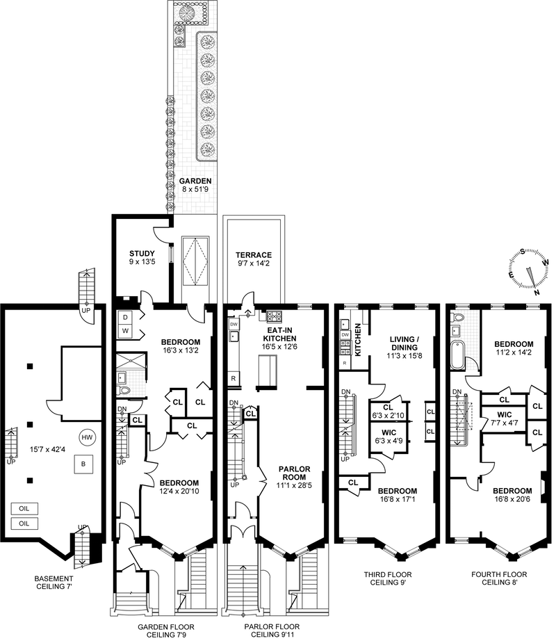 Brooklyn Homes for Sale in Park Slope at 158 Berkeley Place