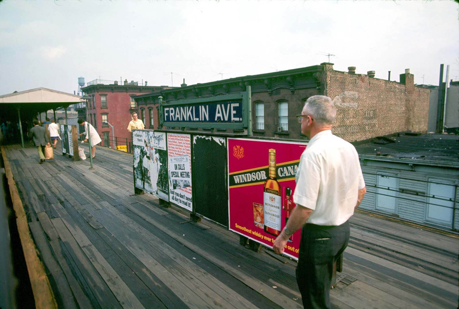 Franklin Avenue Station, October 1969.