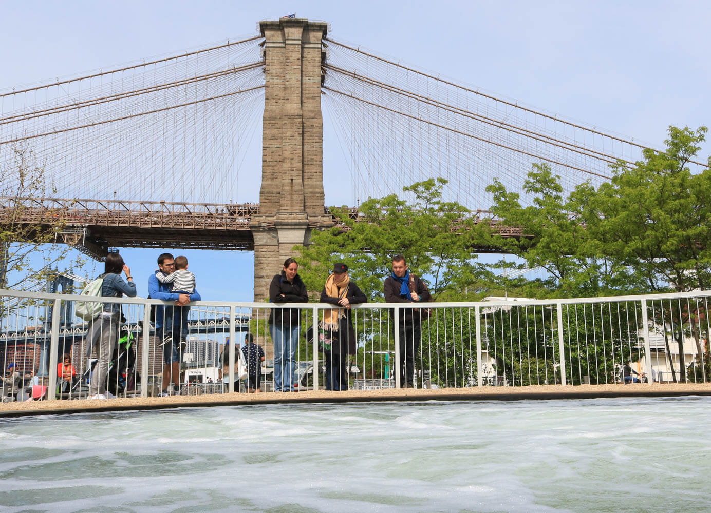 anish kapoor descension whirpoll brooklyn bridge park installation