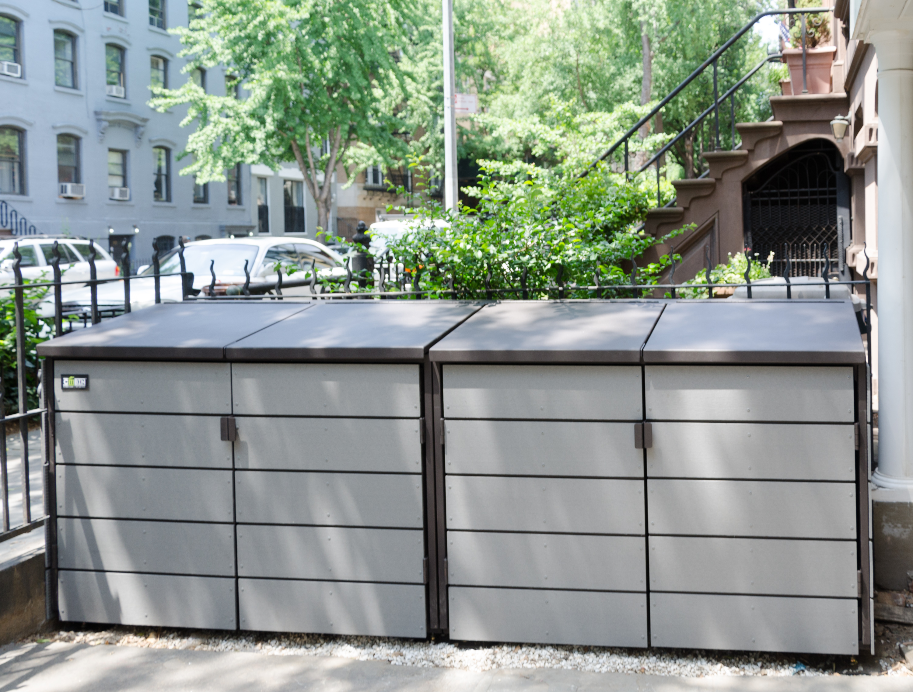 Outdoor Garbage Bins Ideas For Urban Front Yards Brownstoner