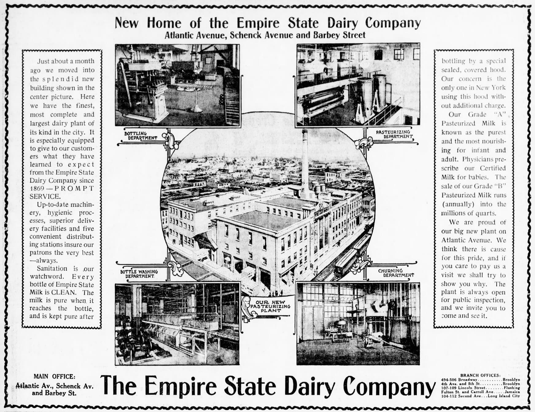empire state dairy 2840 atlantic avenue east new york