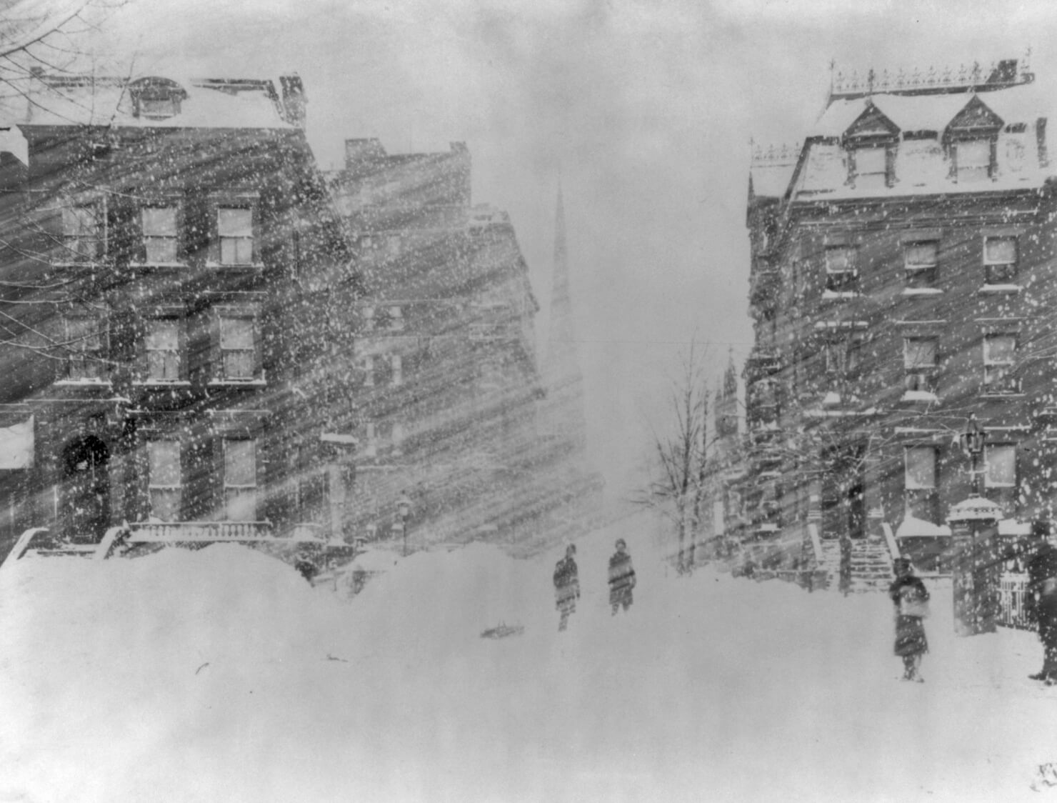 blizzard of 1888 brooklyn history snow