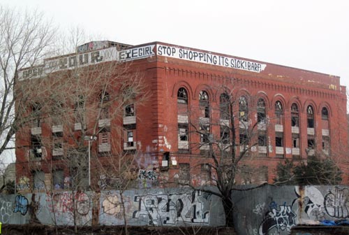 graffiti on building