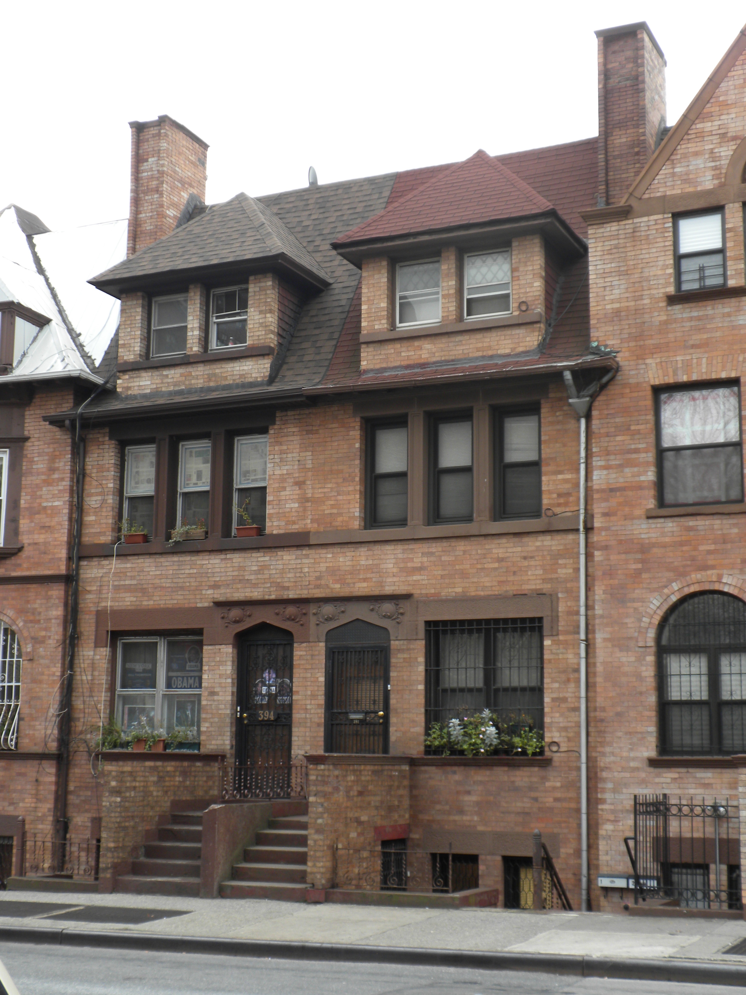 brick row houses