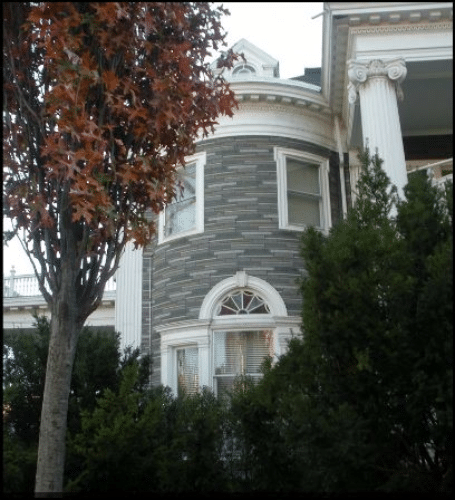 detail of palladian window