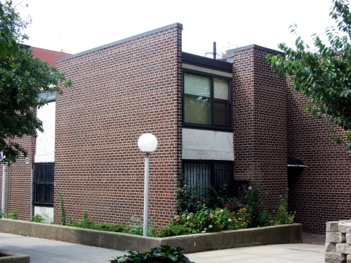 low scale brick townhouses