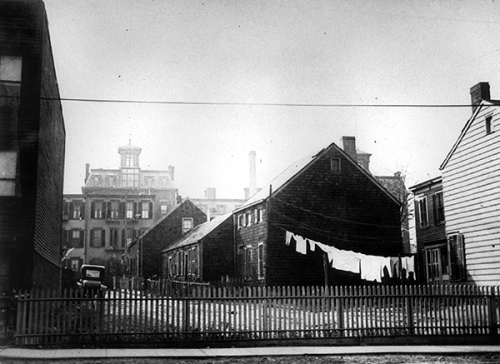 black and white image