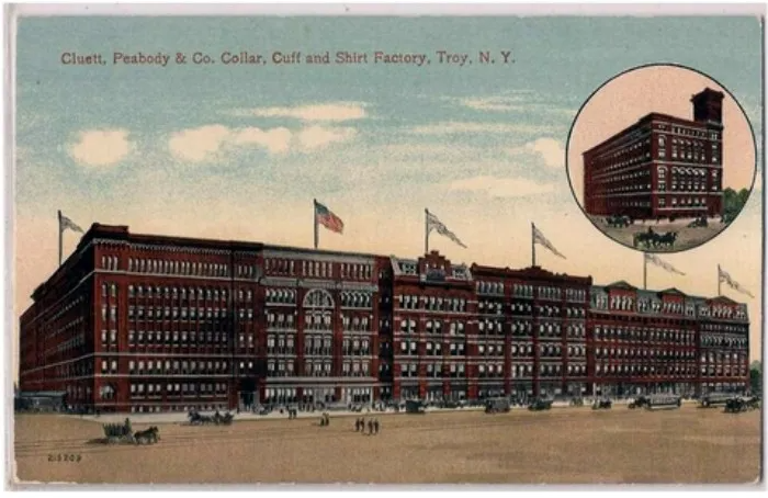 postcard of a factory