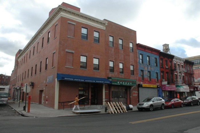 722 Myrtle Avenue, former home of Jacob Dangler & Son, Provisions. Photo: Nicholas Strini for Property Shark