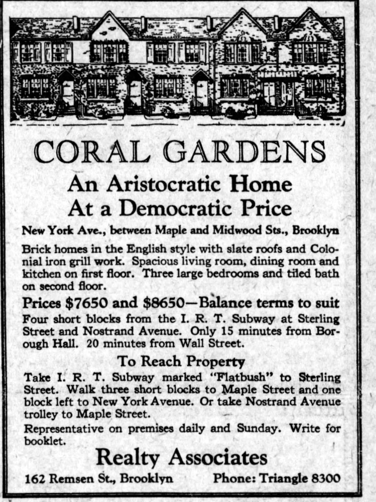 Coral Gardens, BE 1925 1