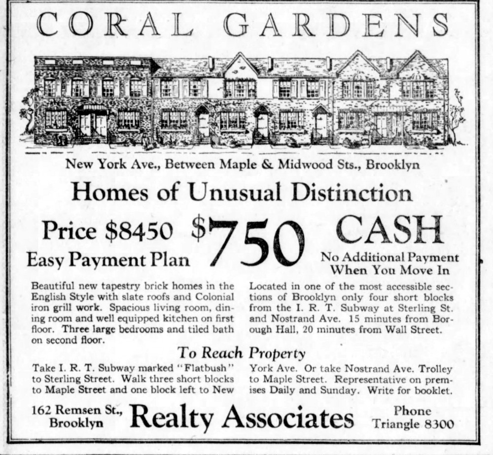 Coral Gardens, BE 1926 1