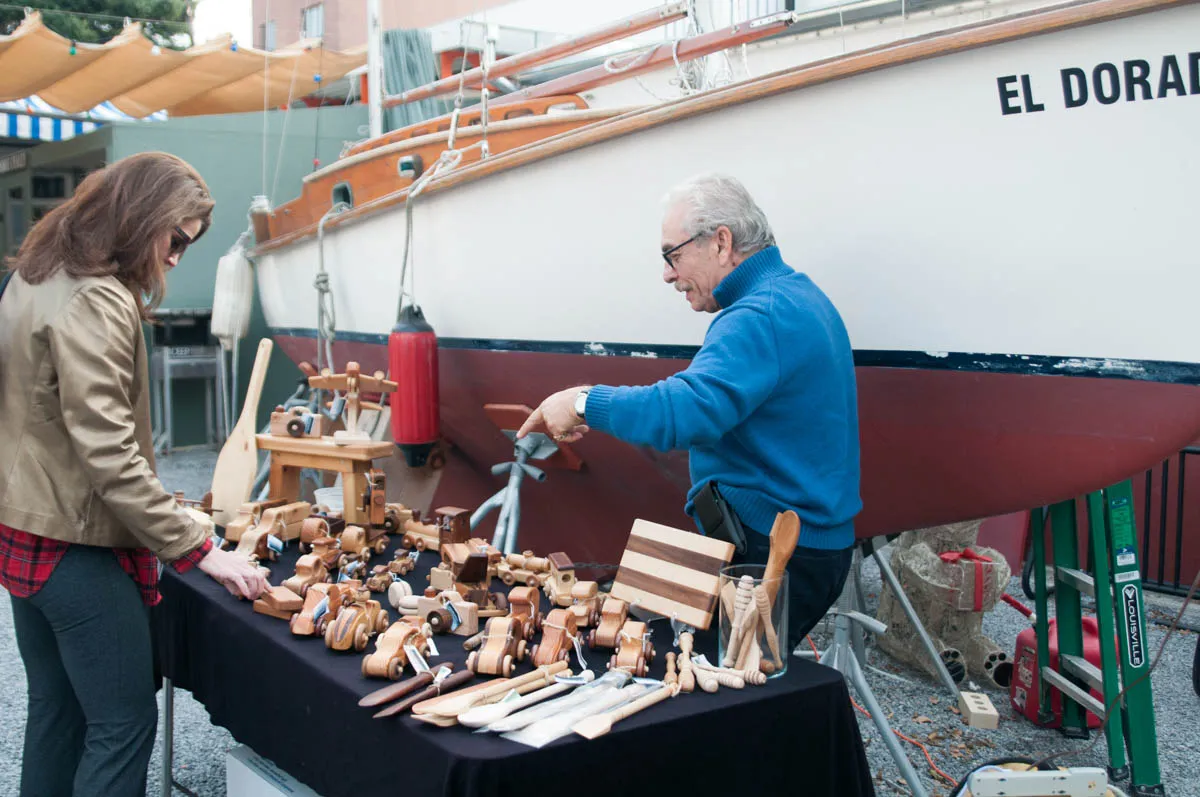 A holiday market in Williamsburg