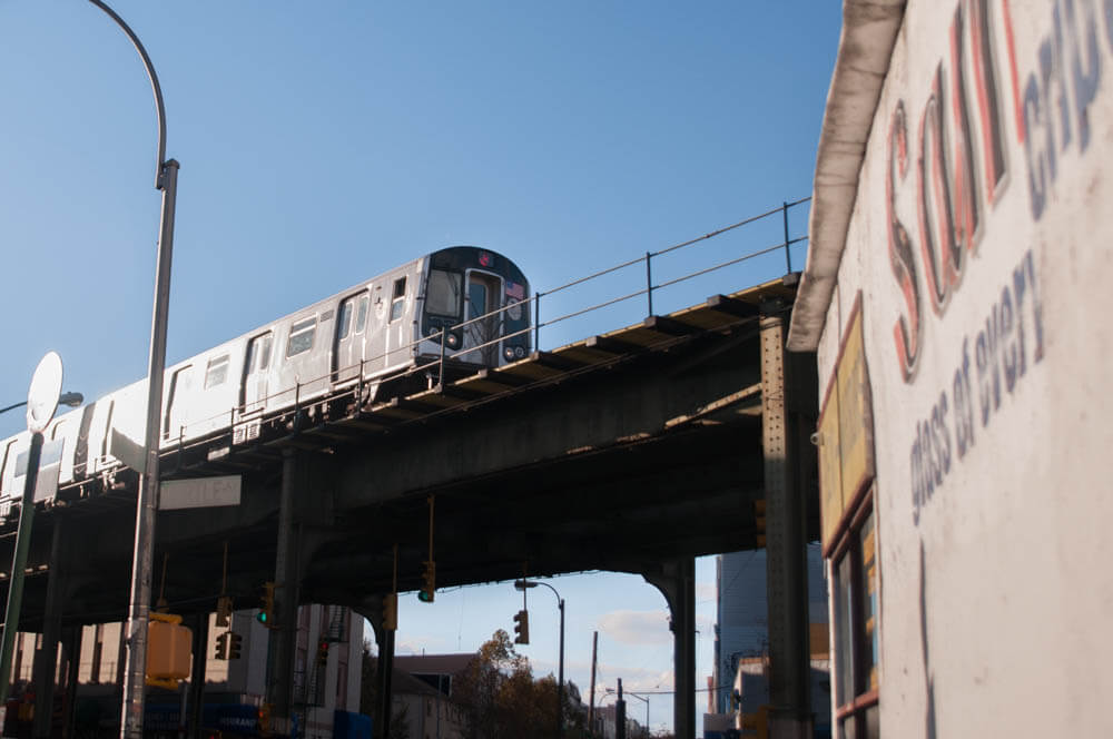 Bushwick Viaduct Close Myrtle Avenue