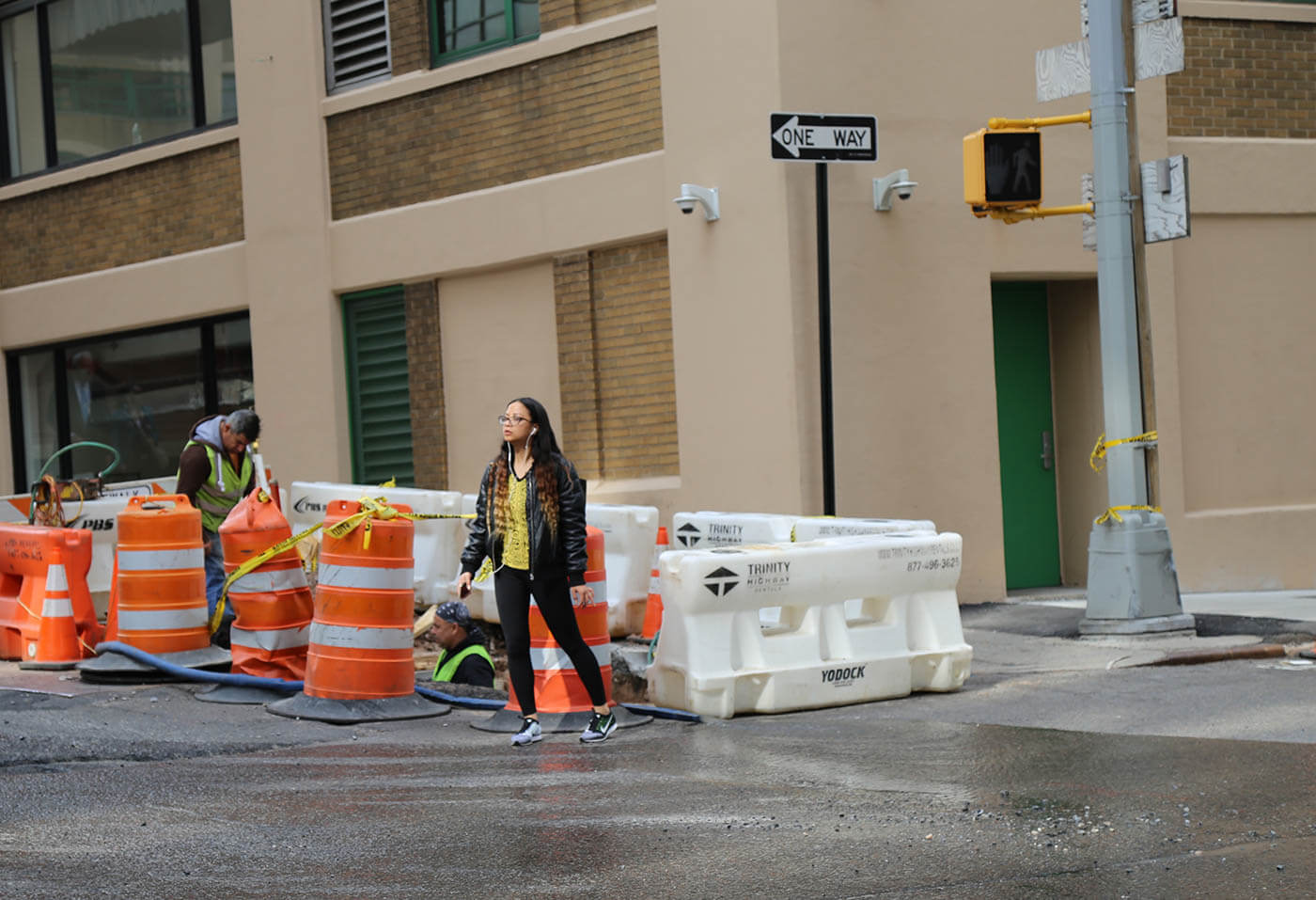 Dumbo Brooklyn Construction Cones Spring 2016