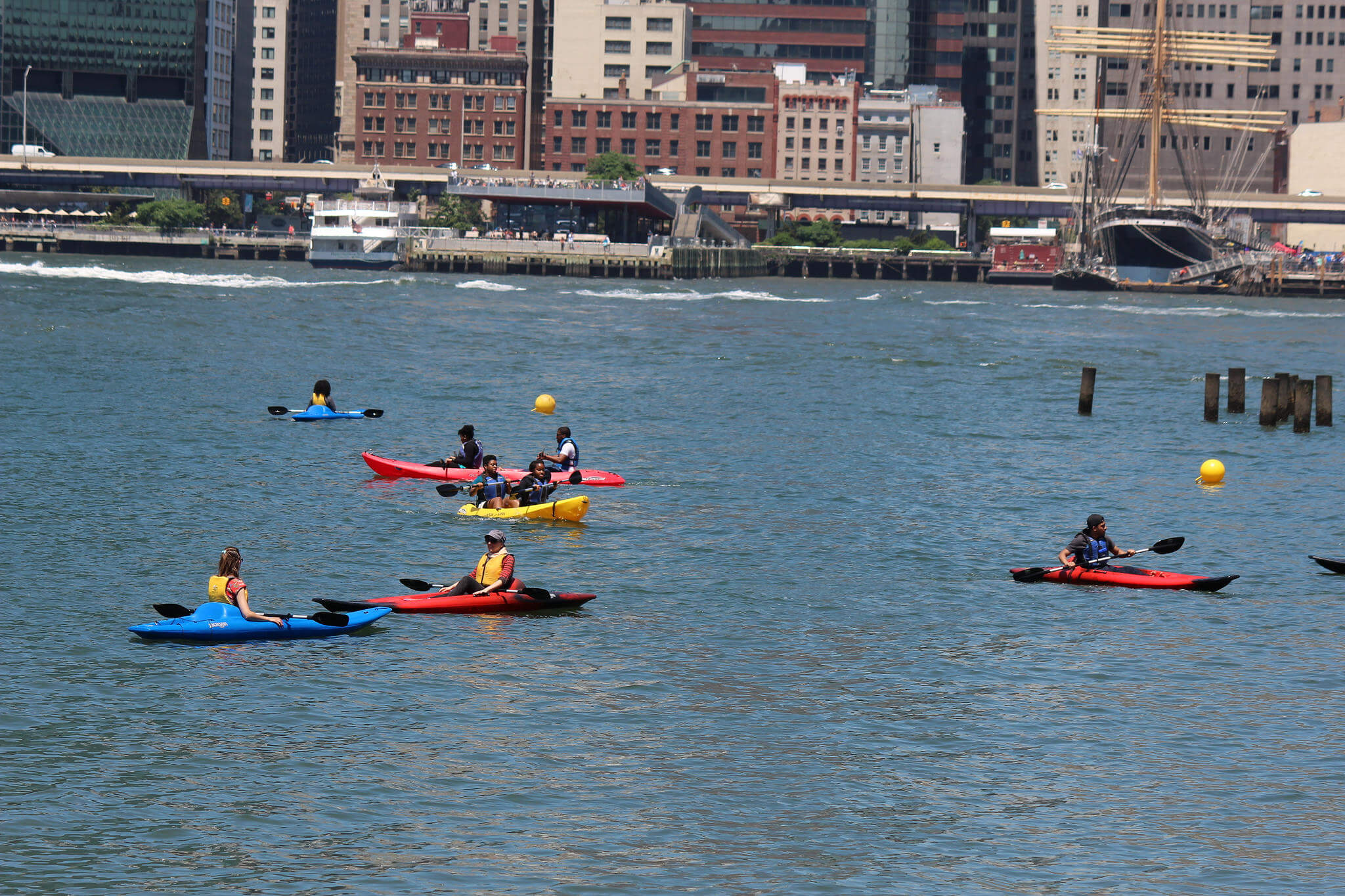 Brooklyn Bridge Park Kayaking 2016