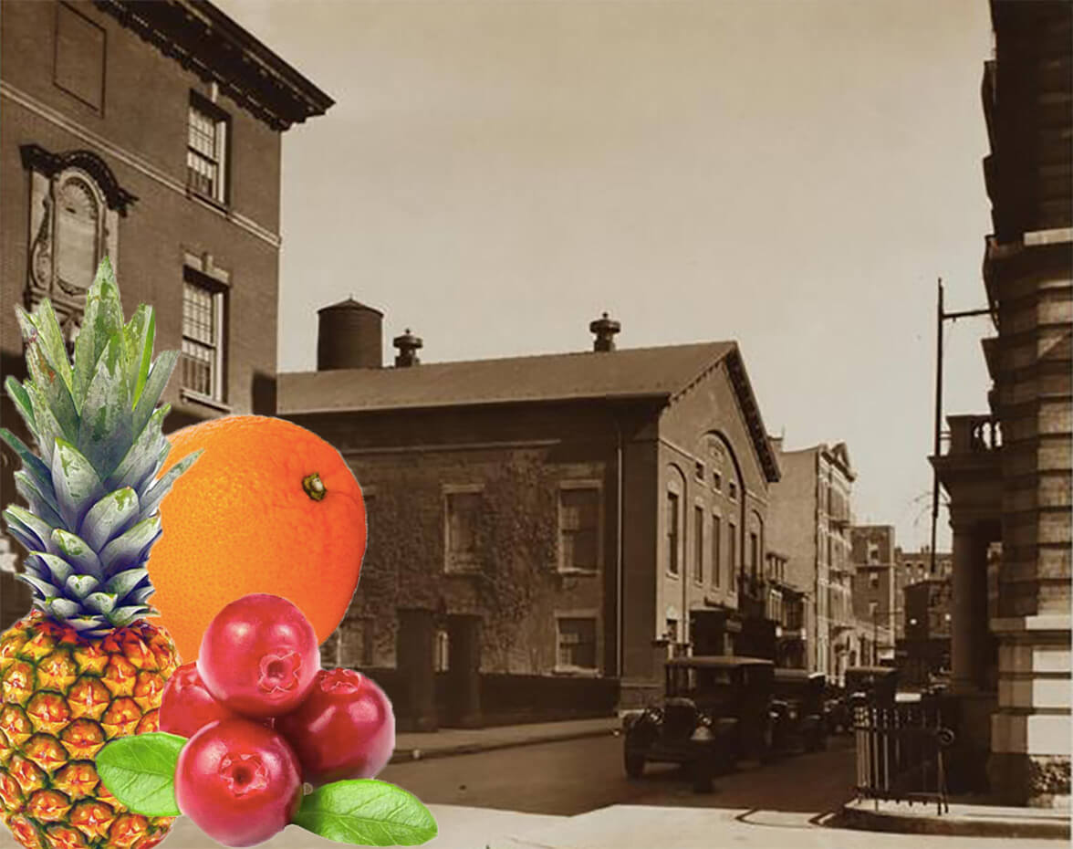 Brooklyn Heights Fruit Streets Pineapple Orange Cranberry History Names