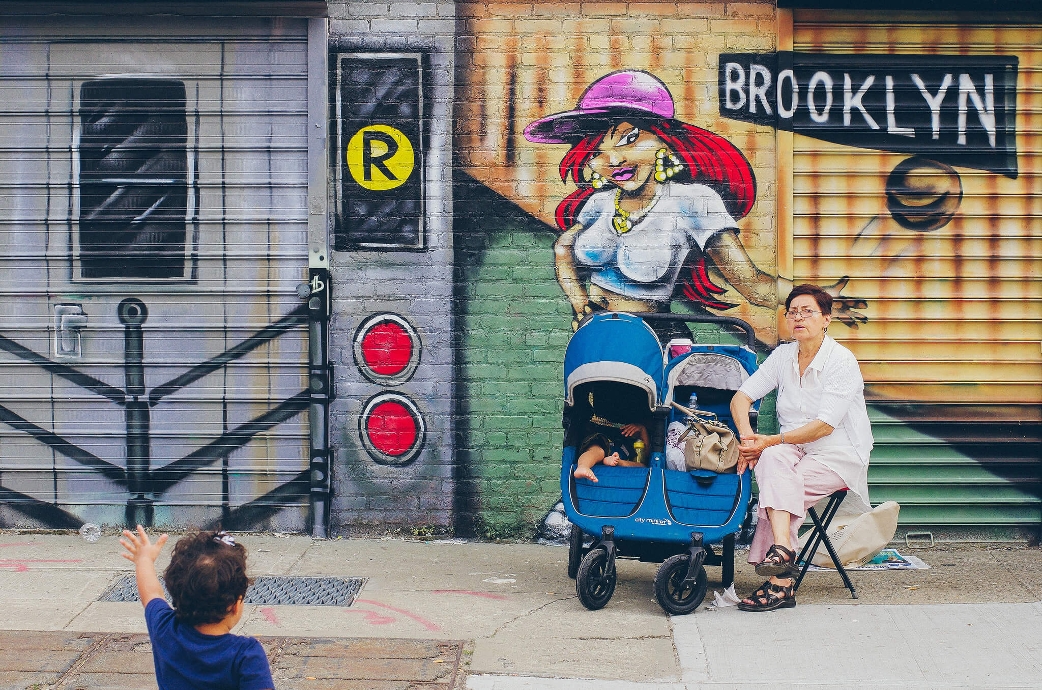 Bushwick Brooklyn R Train Graffiti