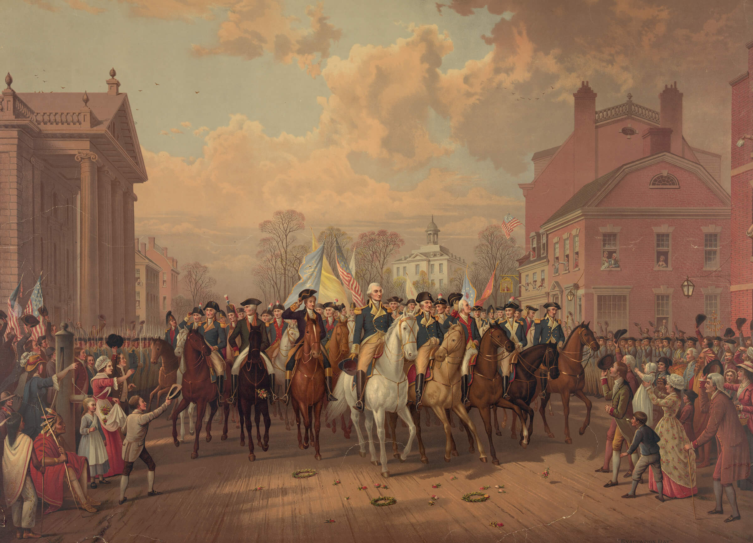 george washington enters manhattan 1783