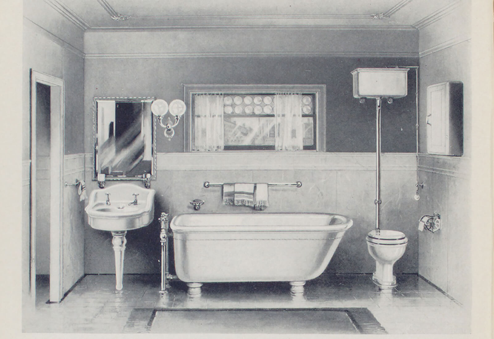 historic bathroom history modern american brooklyn 1911