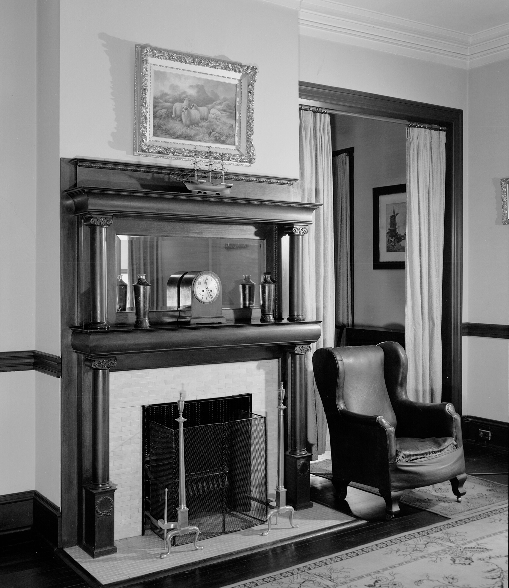 old house interior fireplace newburgh