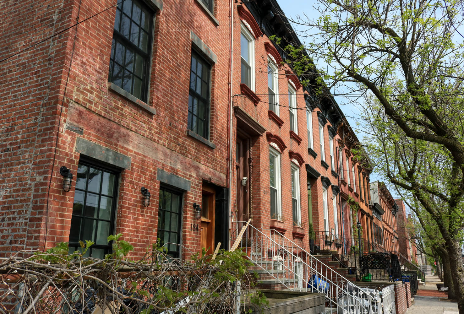 Brooklyn Architecture Life on a Coffey Street Row 