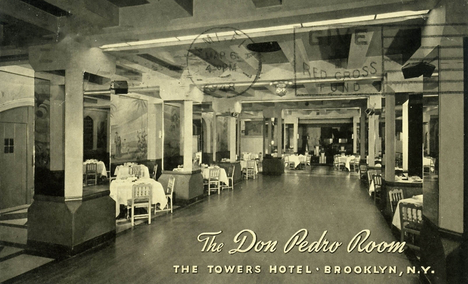 vintage brooklyn postcards tower hotel 25 clark street brooklyn heights 