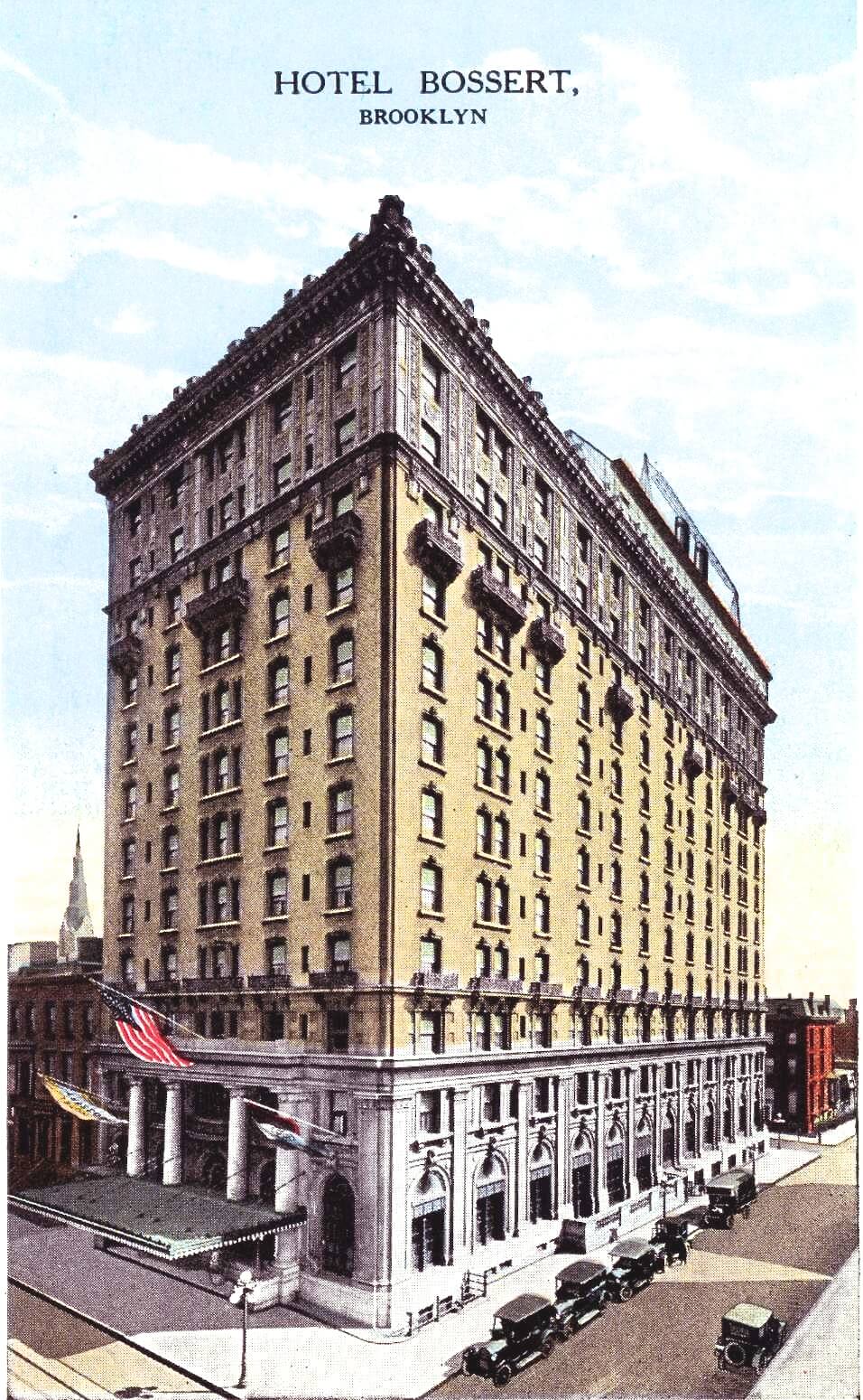 bossert hotel brooklyn postcards