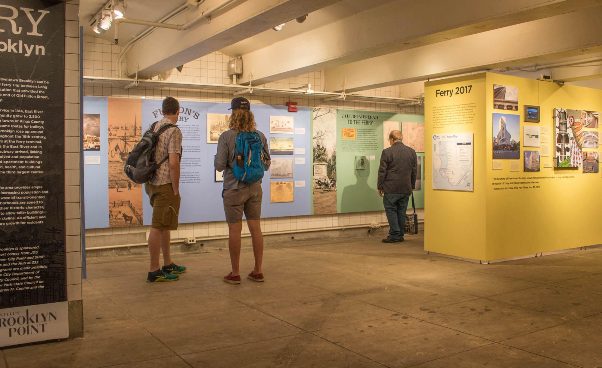 interior of brooklyn transit museum