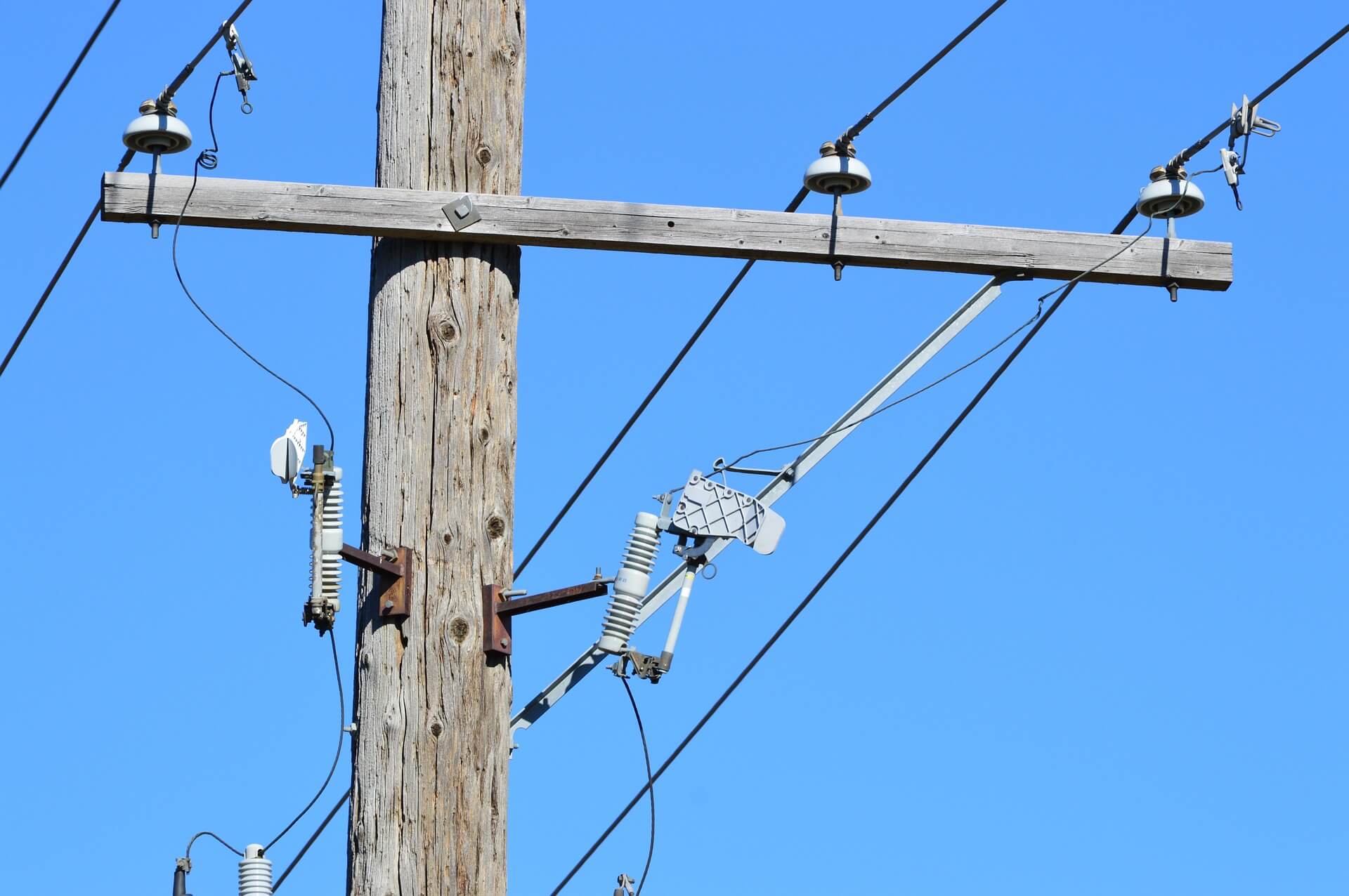 power pole installation repair utility pole