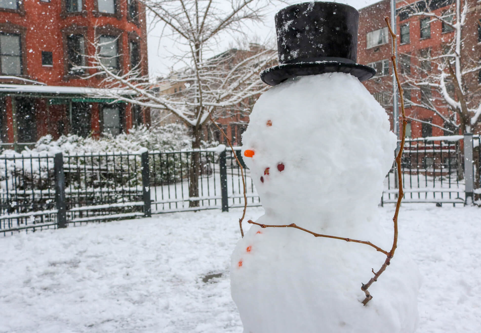 brooklyn heights snowman