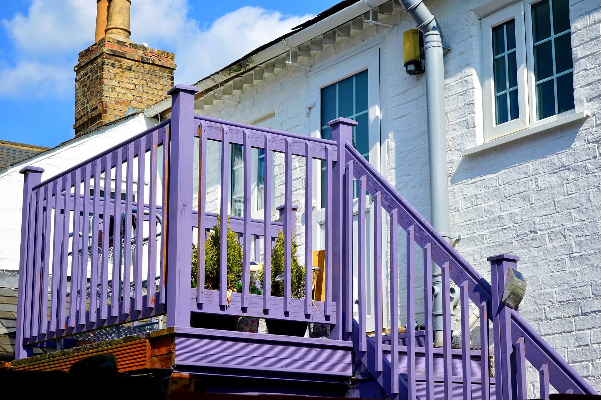 backyard stairs building