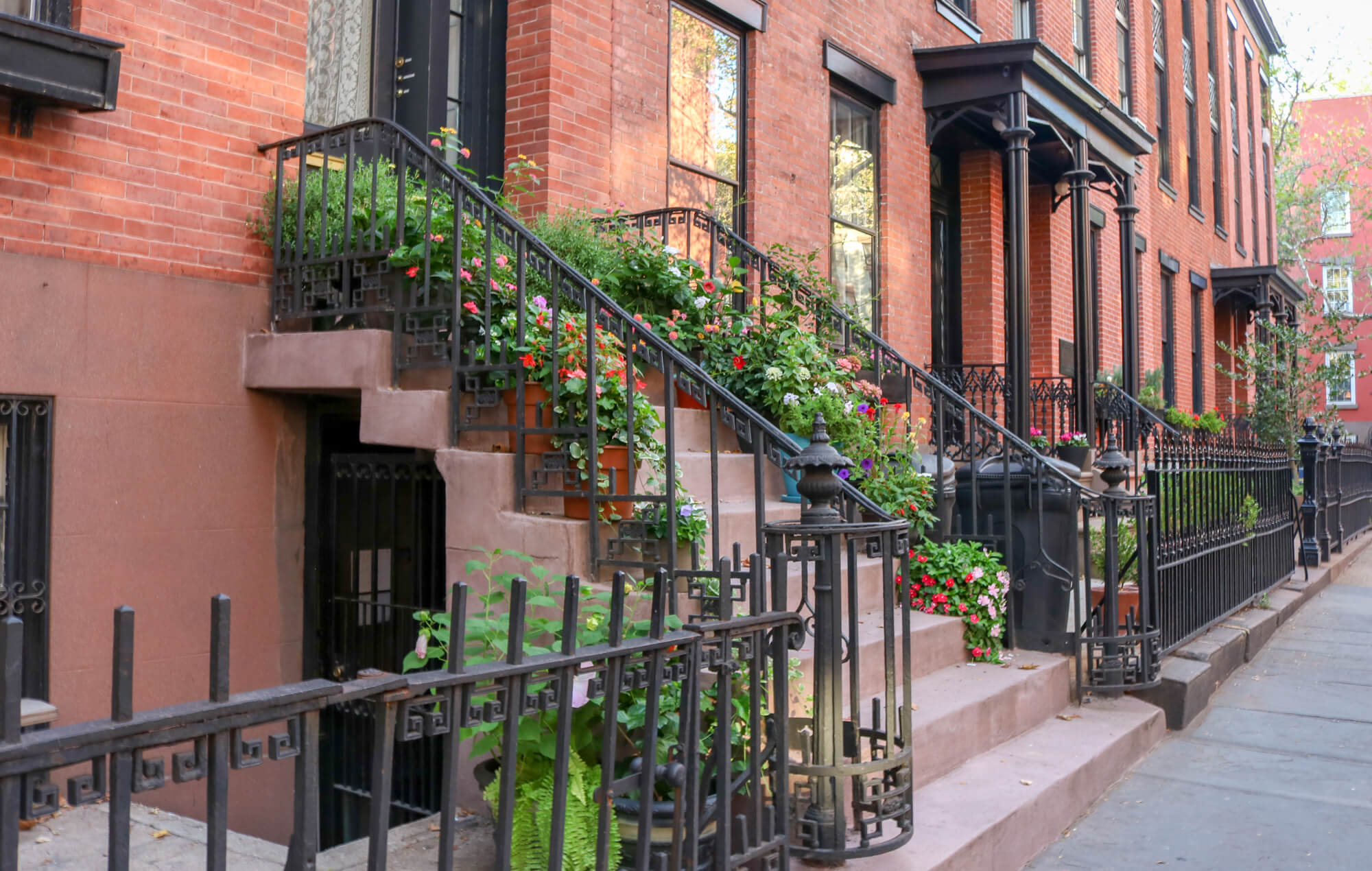 stoop door storage area