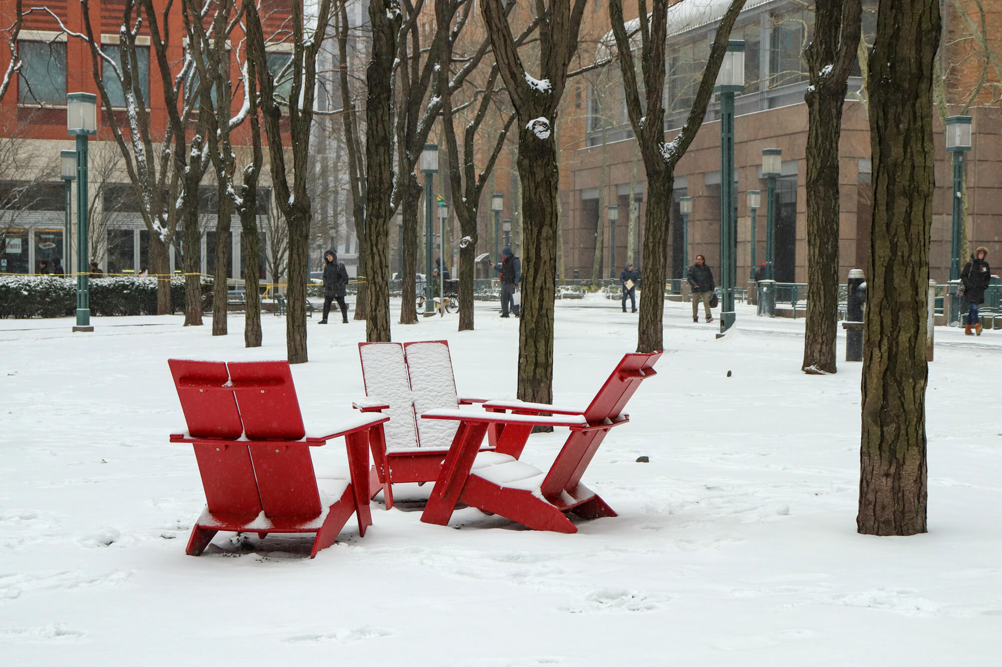 brooklyn snow downtown
