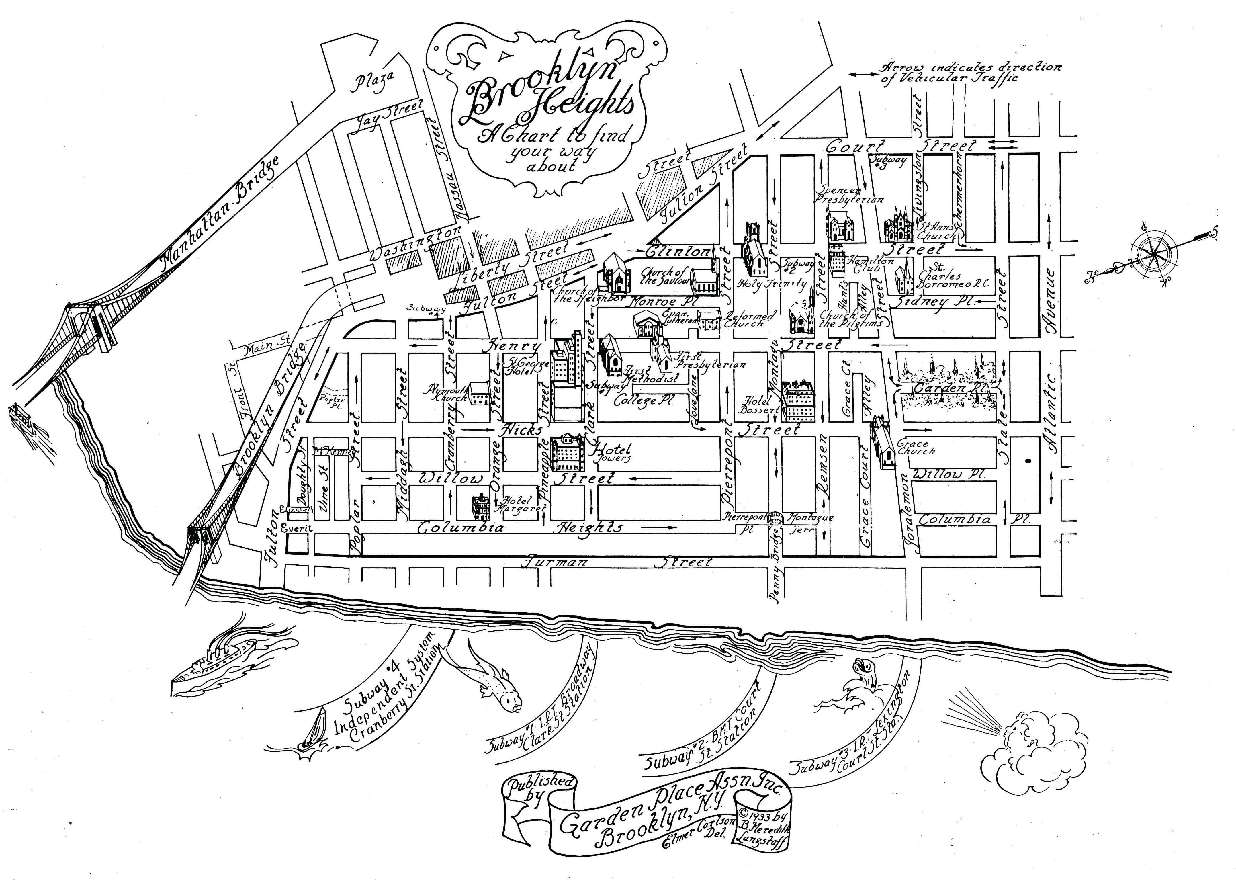 brooklyn heights map