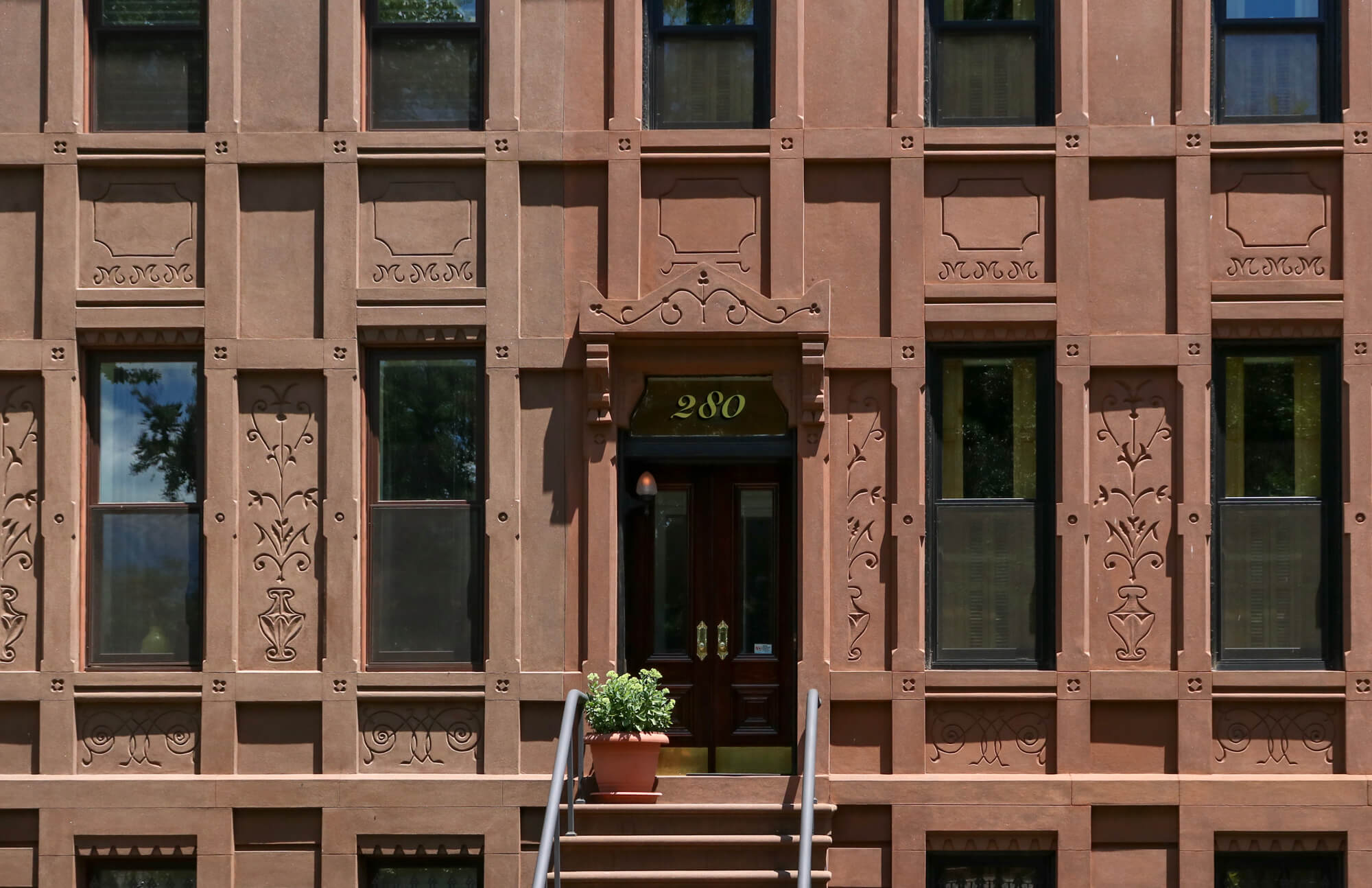 brownstone window