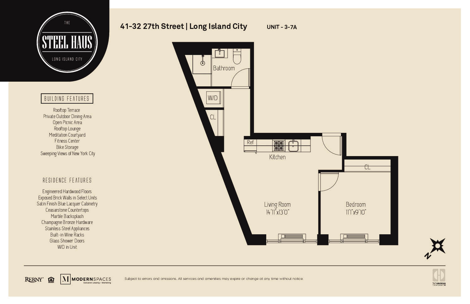 Queens apartment for rent in LIC 41-32 27th St Steelhaus