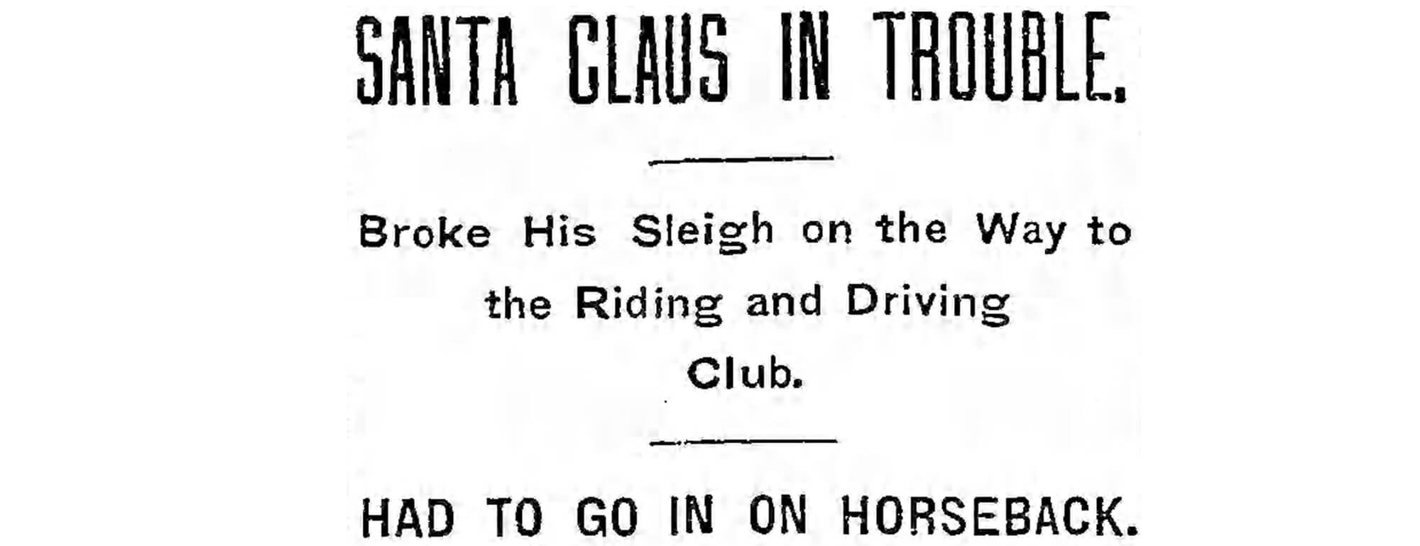 santa headline