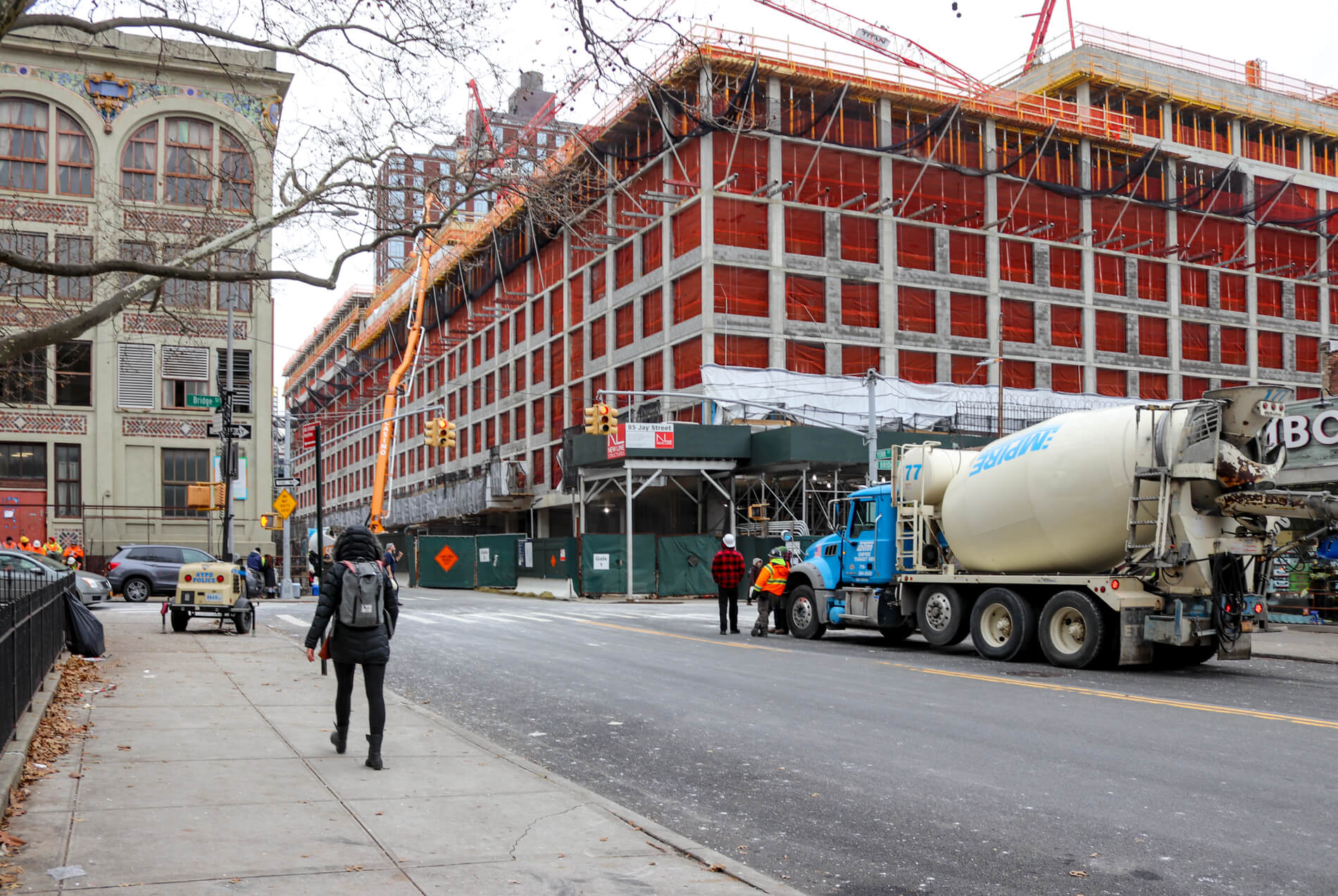 85 jay street under construction