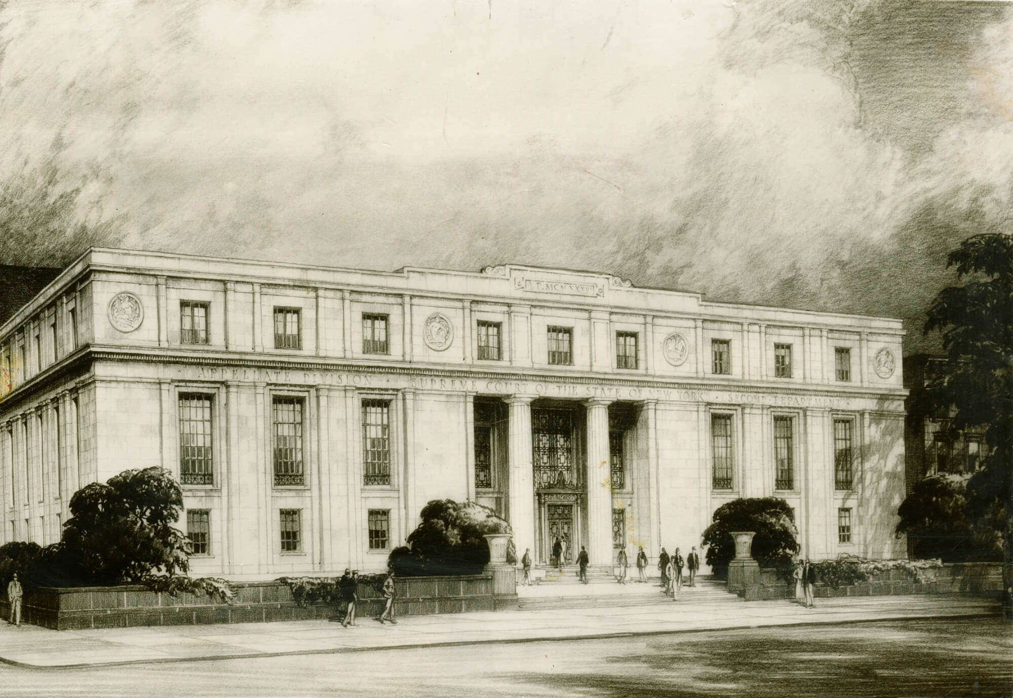 courthouse drawing