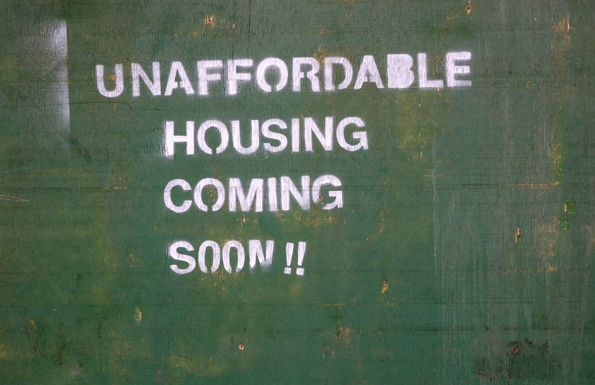 affordable housing graffiti