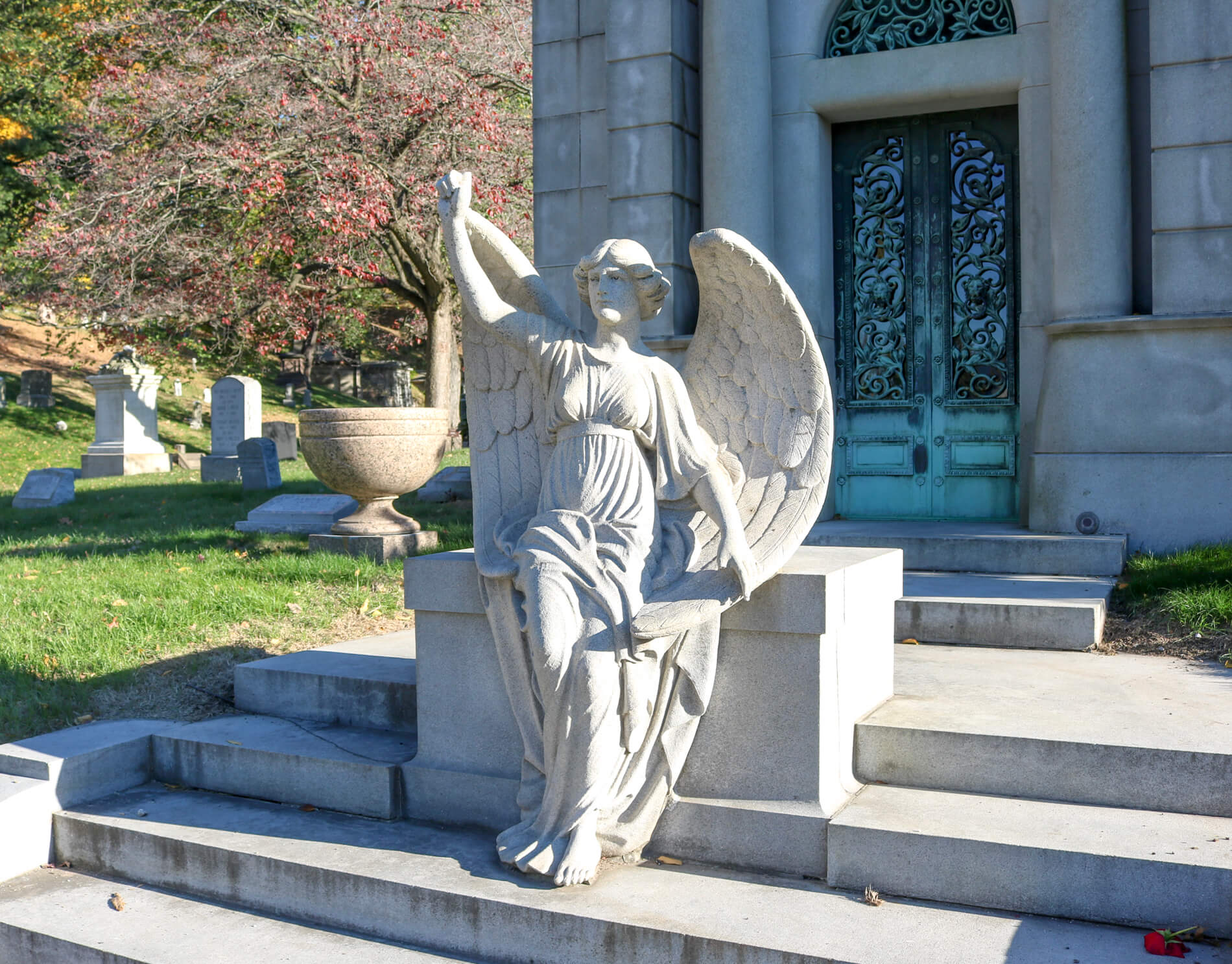 green-wood cemetery angel