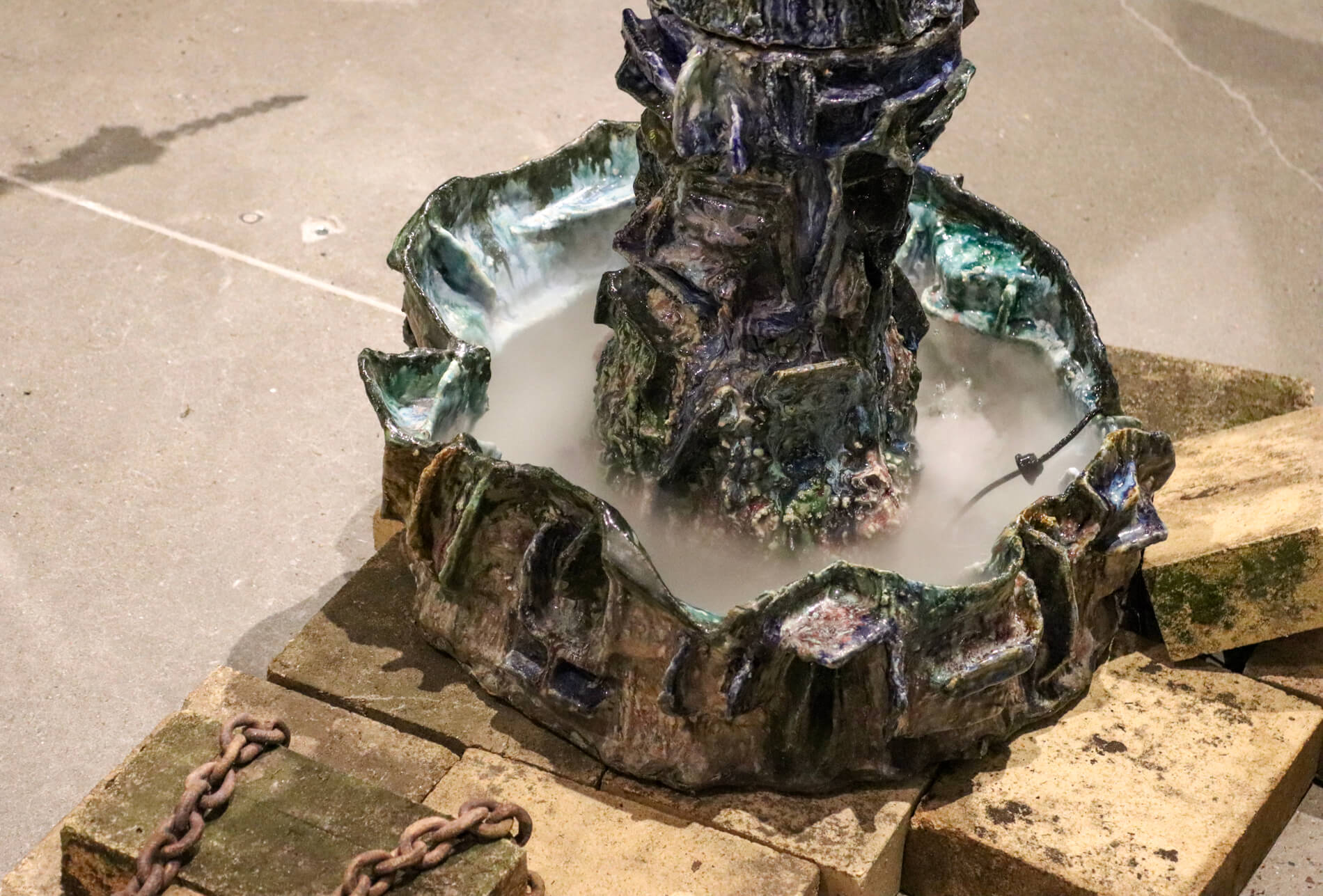 detail of work by Heidi Lau