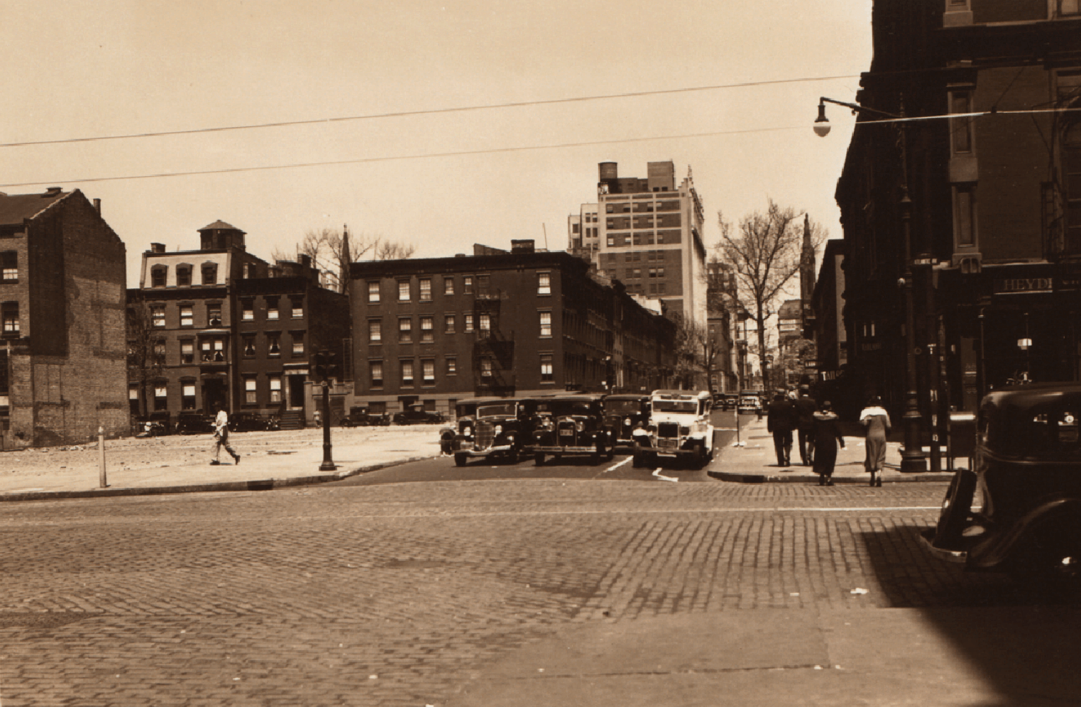 the vacant lot in 1935