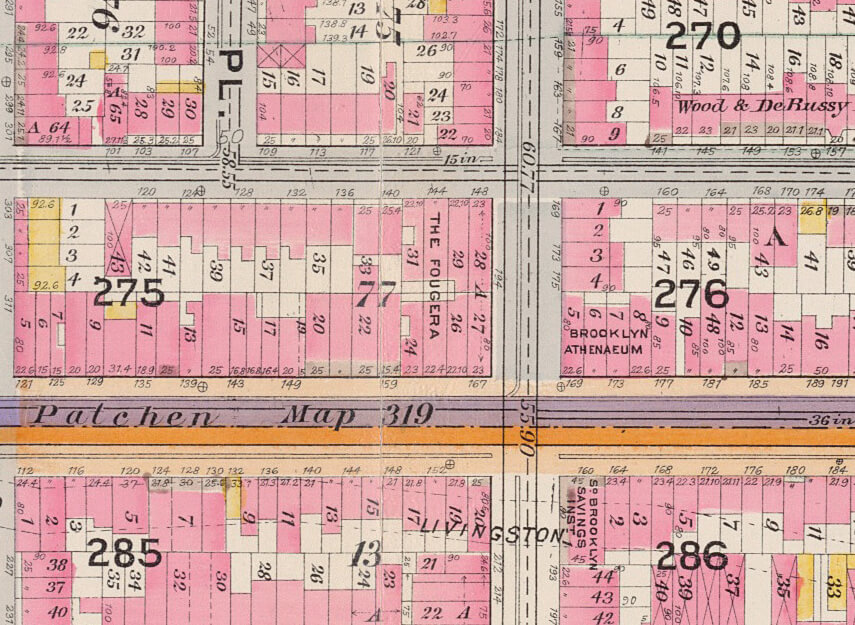 1898 map of brooklyn heights