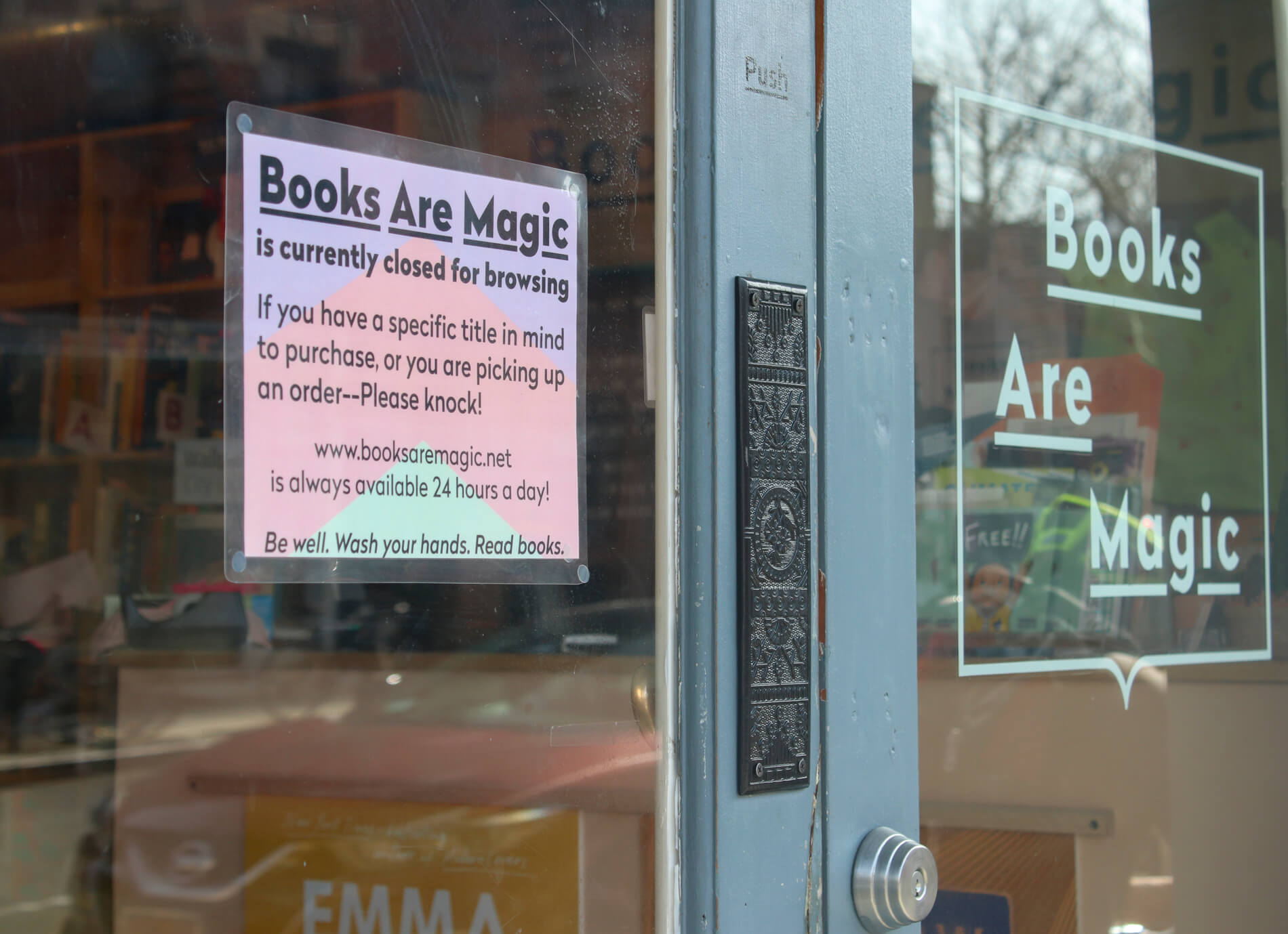 bookstore signage