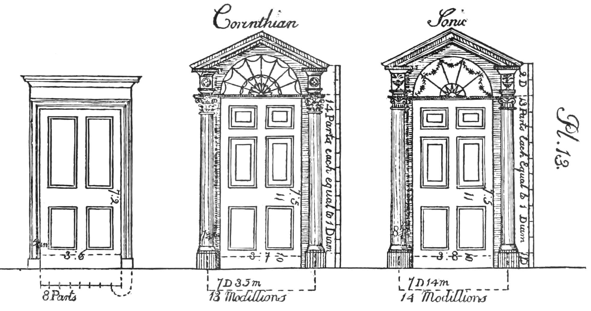 asher benjamin door design