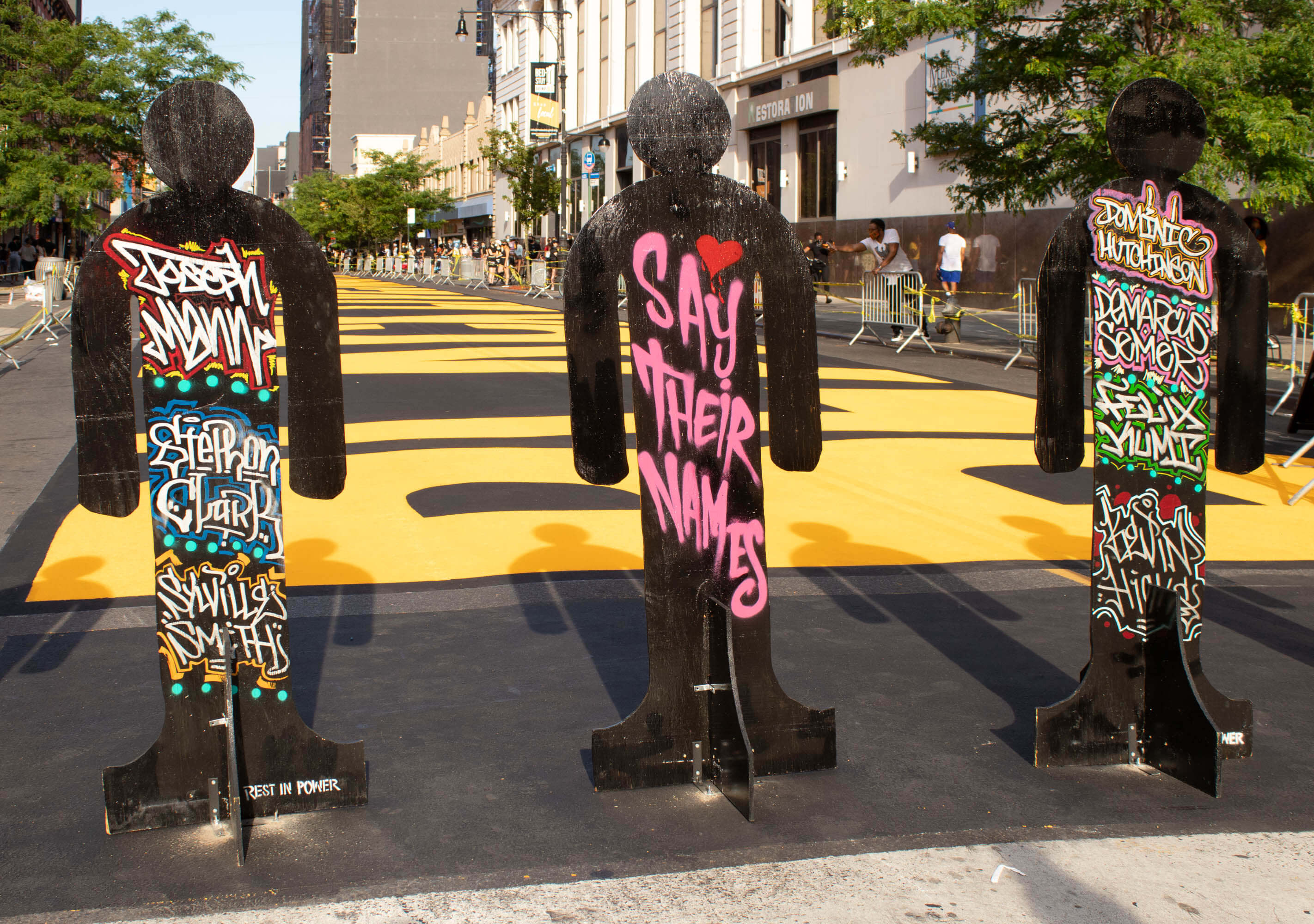 bed stuy black lives matter mural