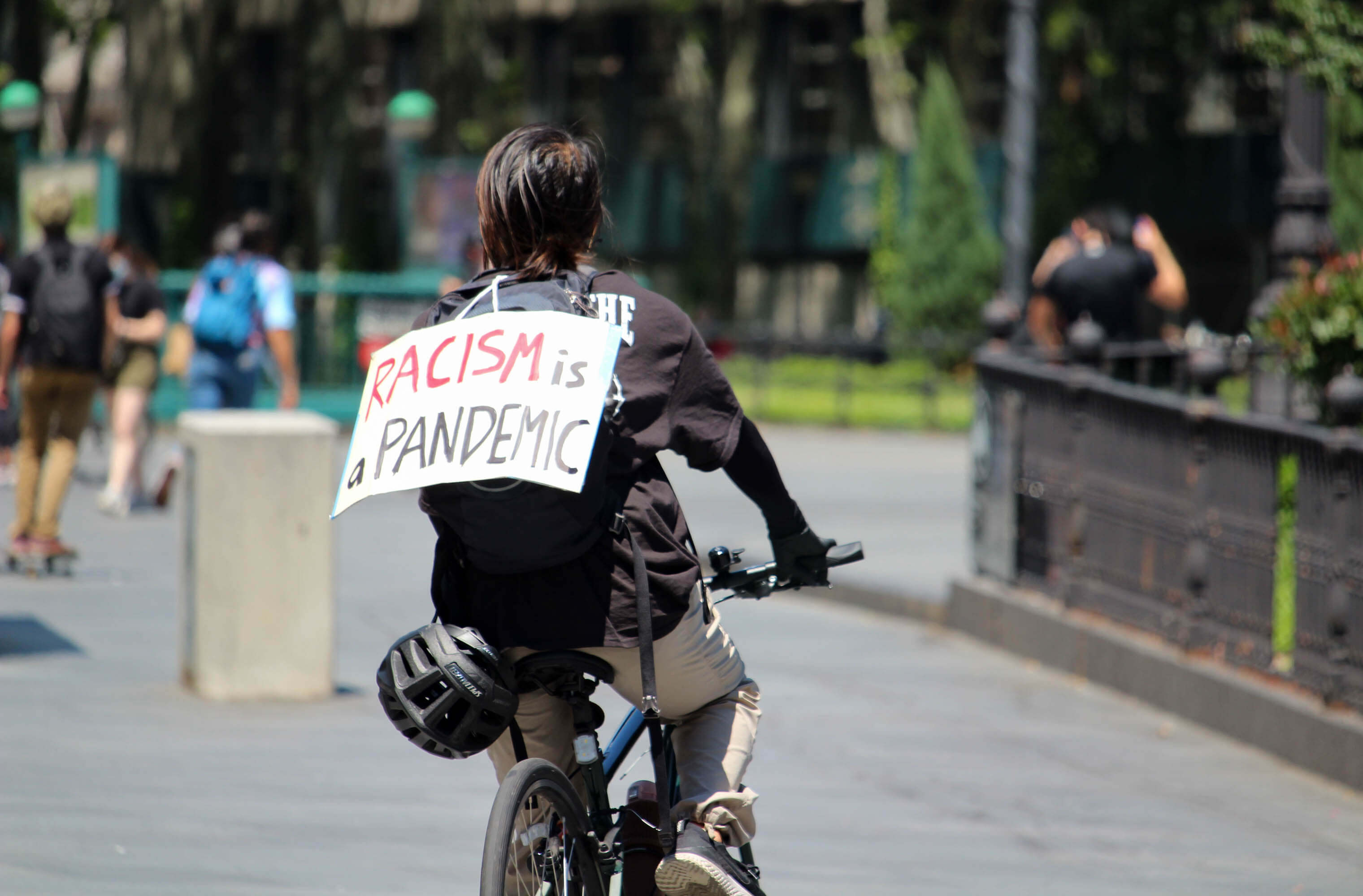 protest biker