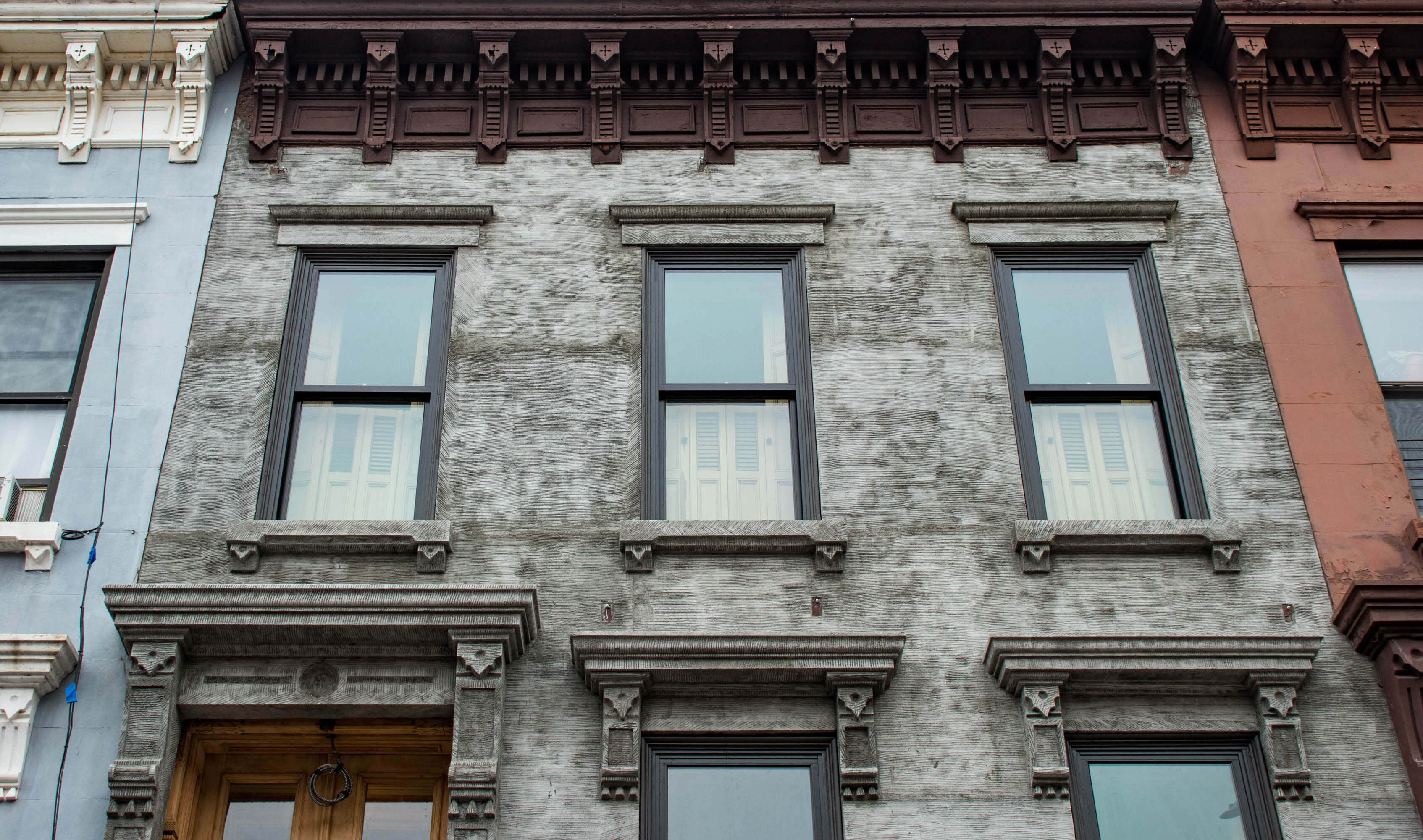 brownstone facade